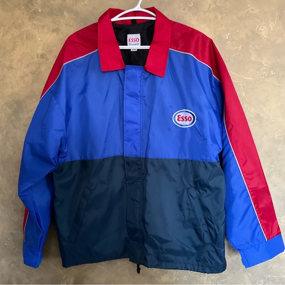 Vintage Other - Vintage 90s Esso Deadstock Nylon Trucker Jacket
